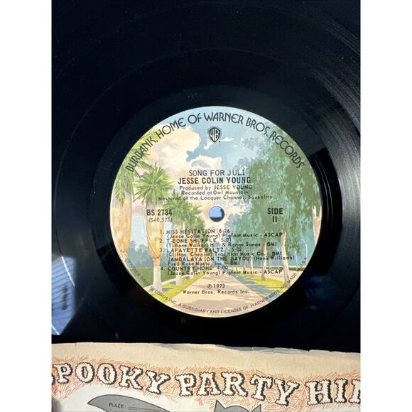 Jesse Colin Young Song For Juli Used Vinyl LP‎ - Picture 7 of 9